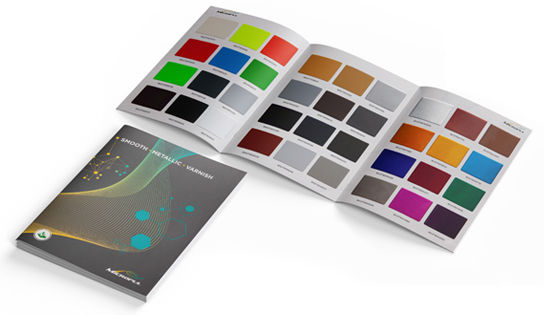 Smooth metallic varnish